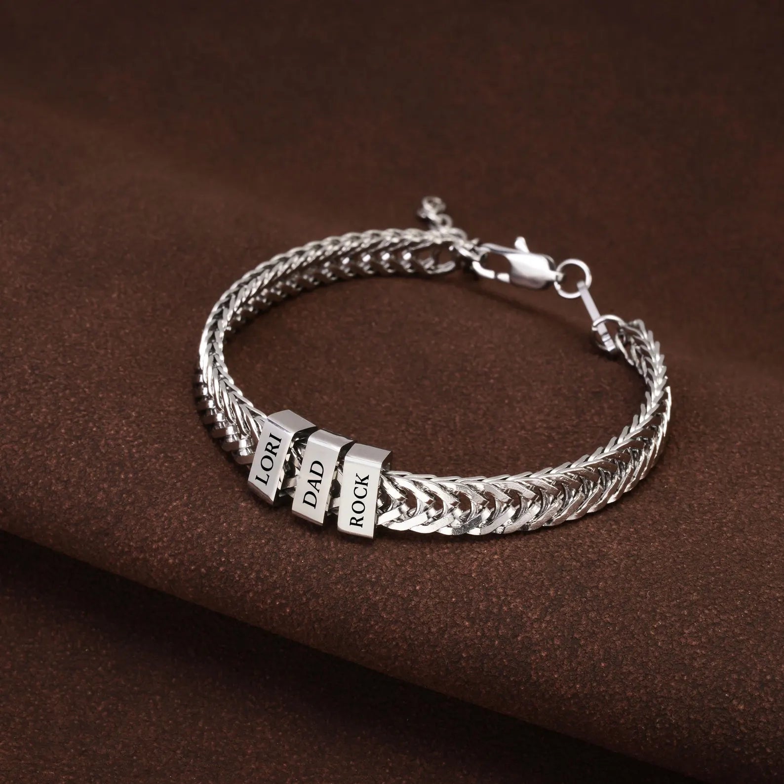 Personalized Dad Bracelet