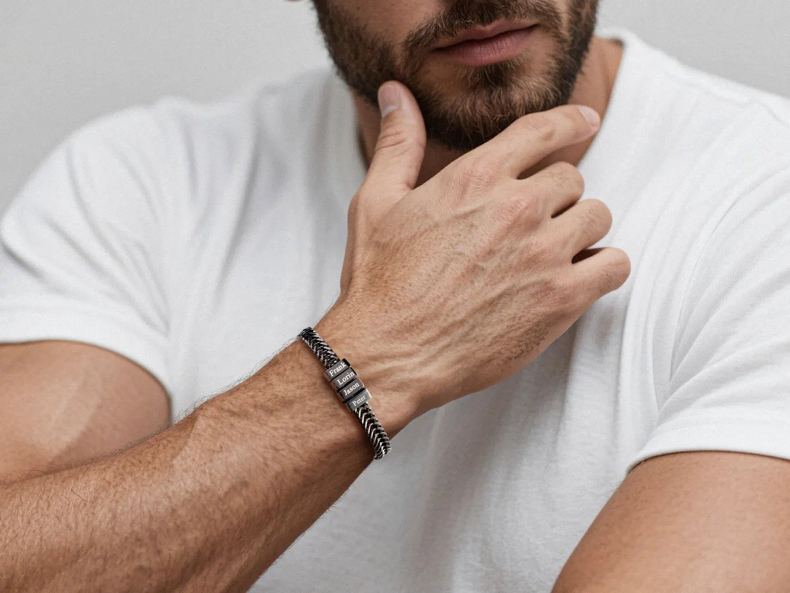 Personalized Dad Bracelet