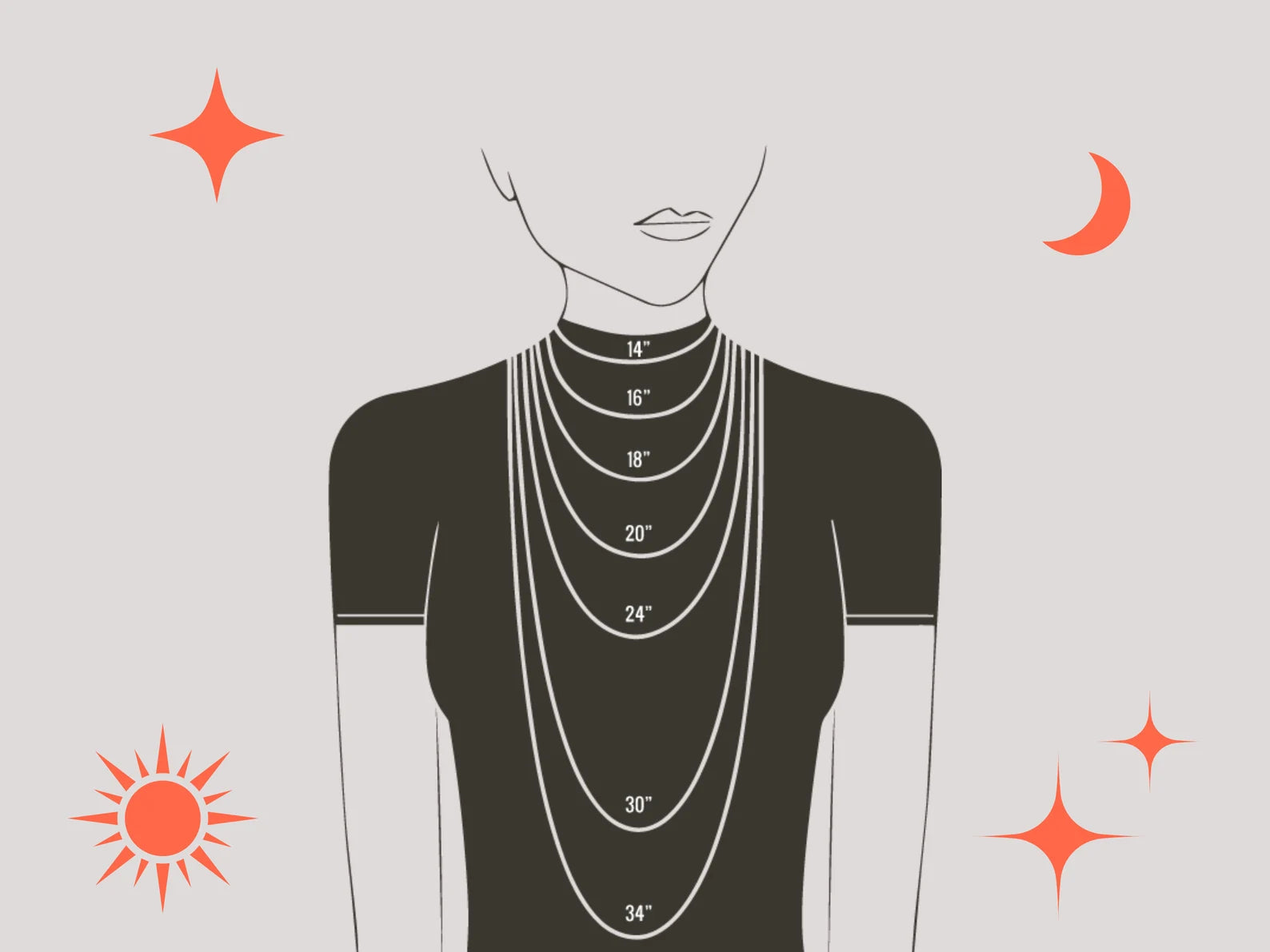 HARA Initial Necklace