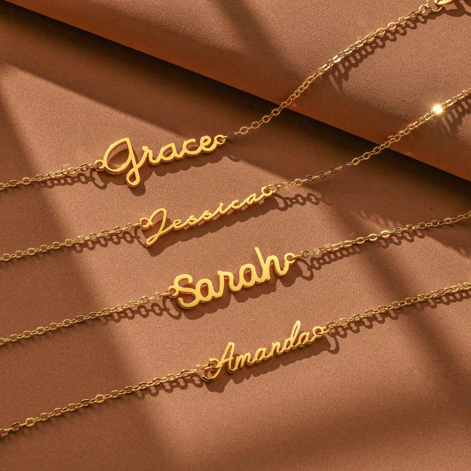 18K Gold Plated Name Bracelet