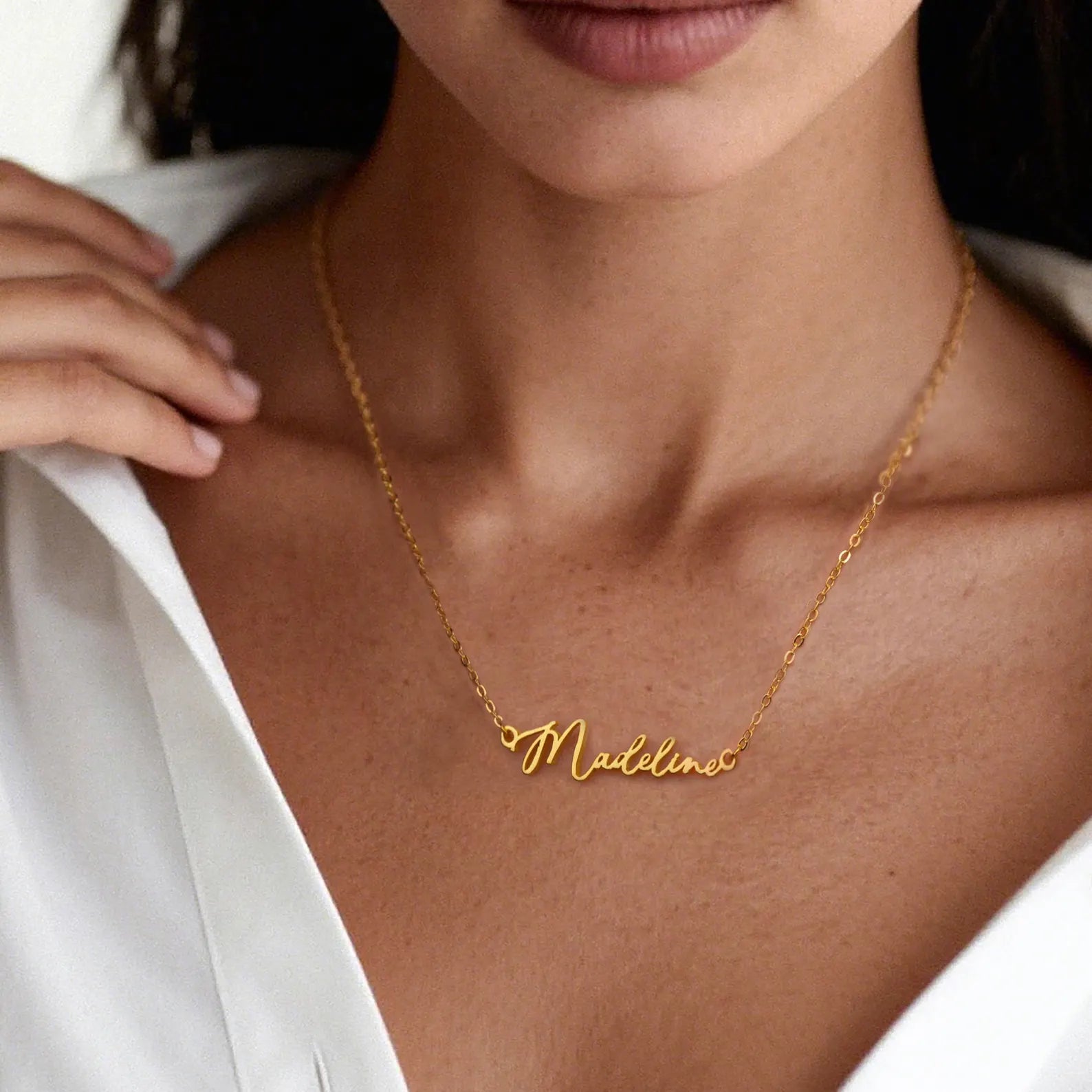 18K Gold Plated Personalized Name Necklace
