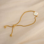 Charm Initial Bracelet