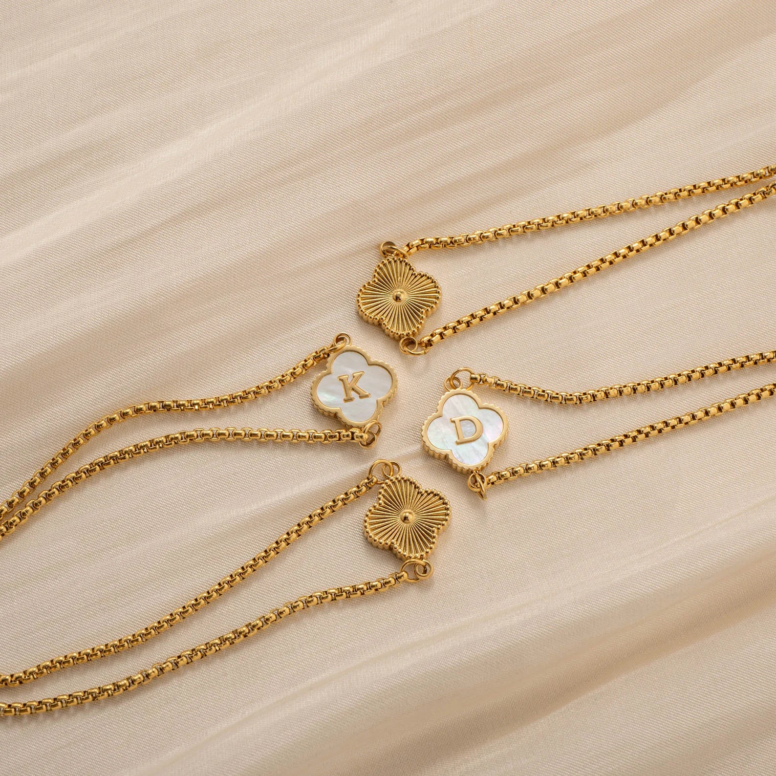 Charm Initial Bracelet