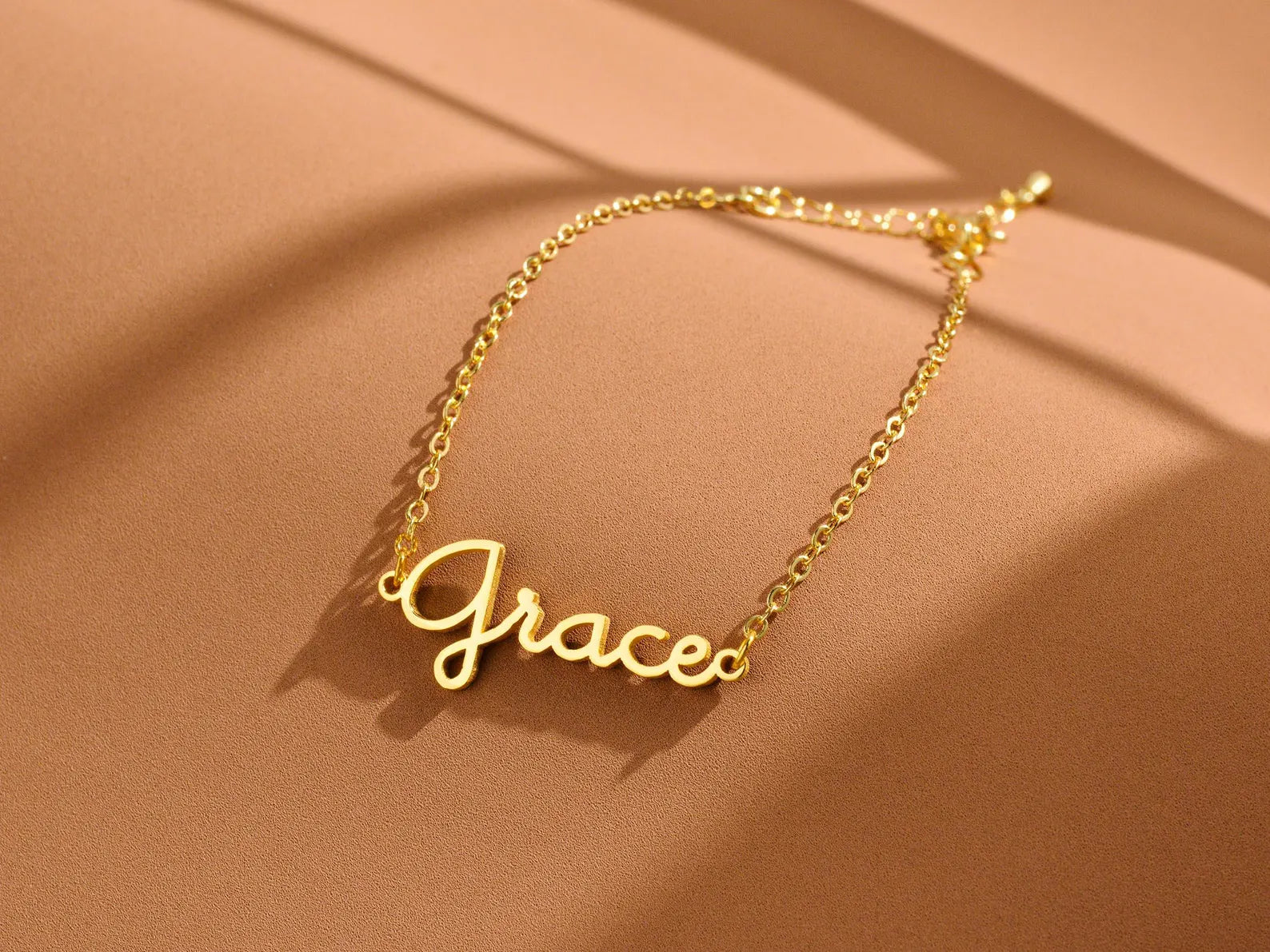 18K Gold Plated Name Bracelet