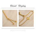 Charm Initial Bracelet