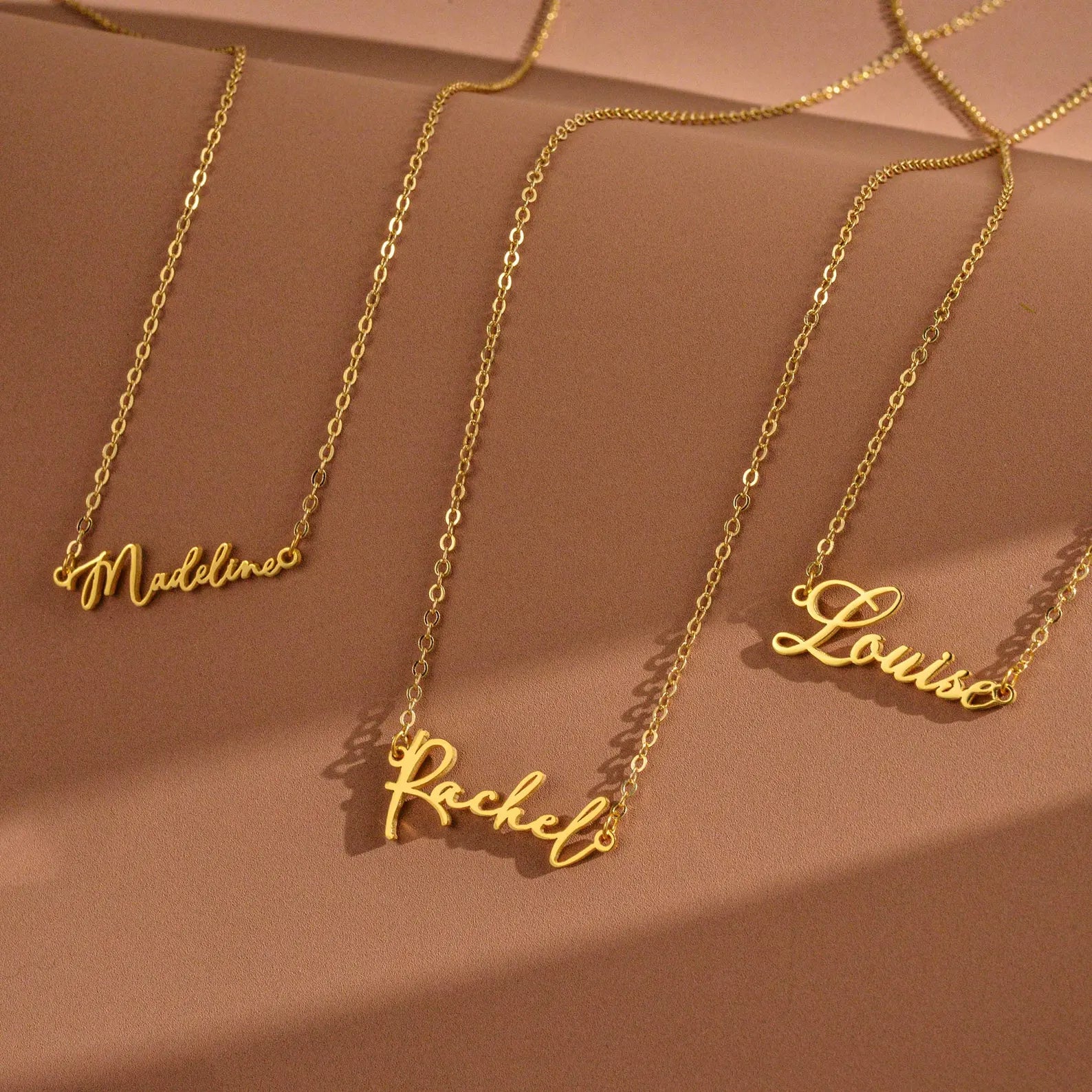 18K Gold Plated Personalized Name Necklace