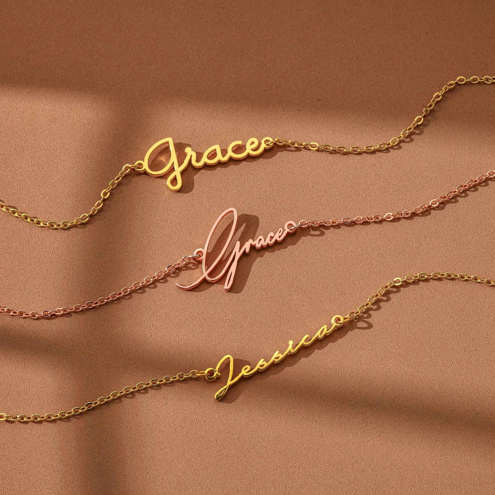 18K Gold Plated Name Bracelet